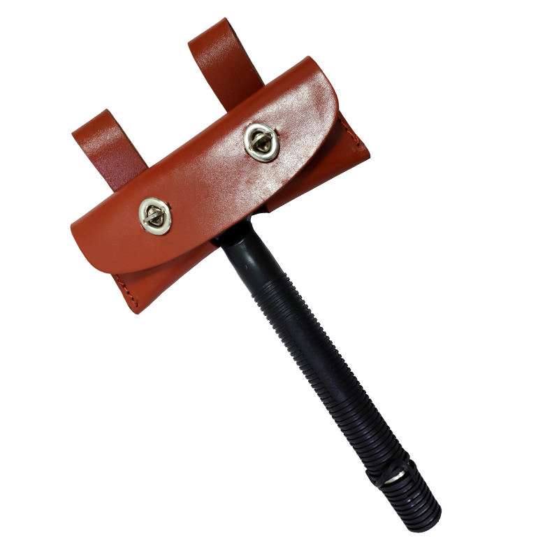 China Supplier Fire Fighter Axe Fireman Rescue Survival Hardness Fire Hatchet Waist Axe Safety Axe with Non-Slip Rubber Handle