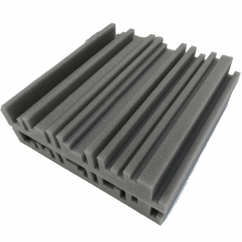 Acoustic Foam Panels 12 X 12 X 2 Inch Soundproof Recording Studio Foam Groove Decorative