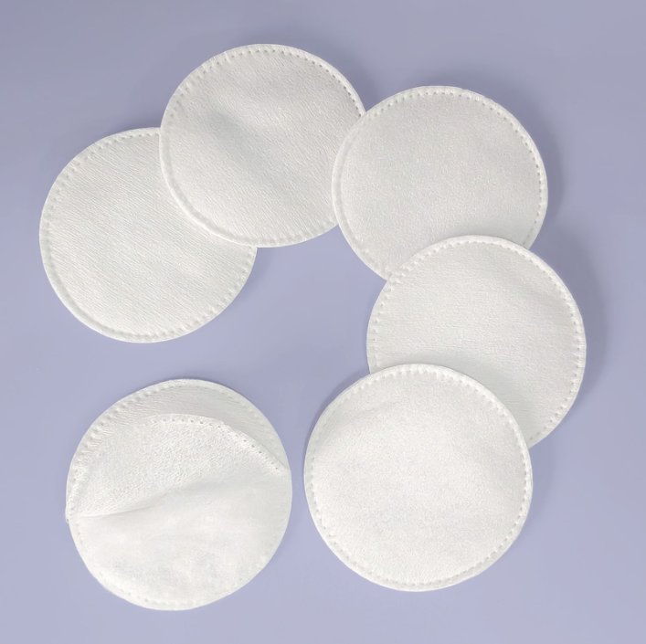 Makeup Cotton Pads, Thick Round Pads, Triple-Layered Makeup Remover Cotton, Lint-Free Cotton Pads