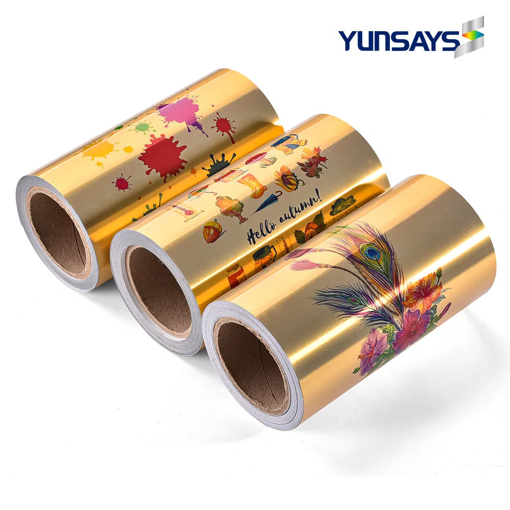 Printable Vinyl Sticker Custom Wholesale Blank A4 Size Sheet Inkjet Laser Self Adhesive Glossy Gold Brushed Inkjet Sticker Paper