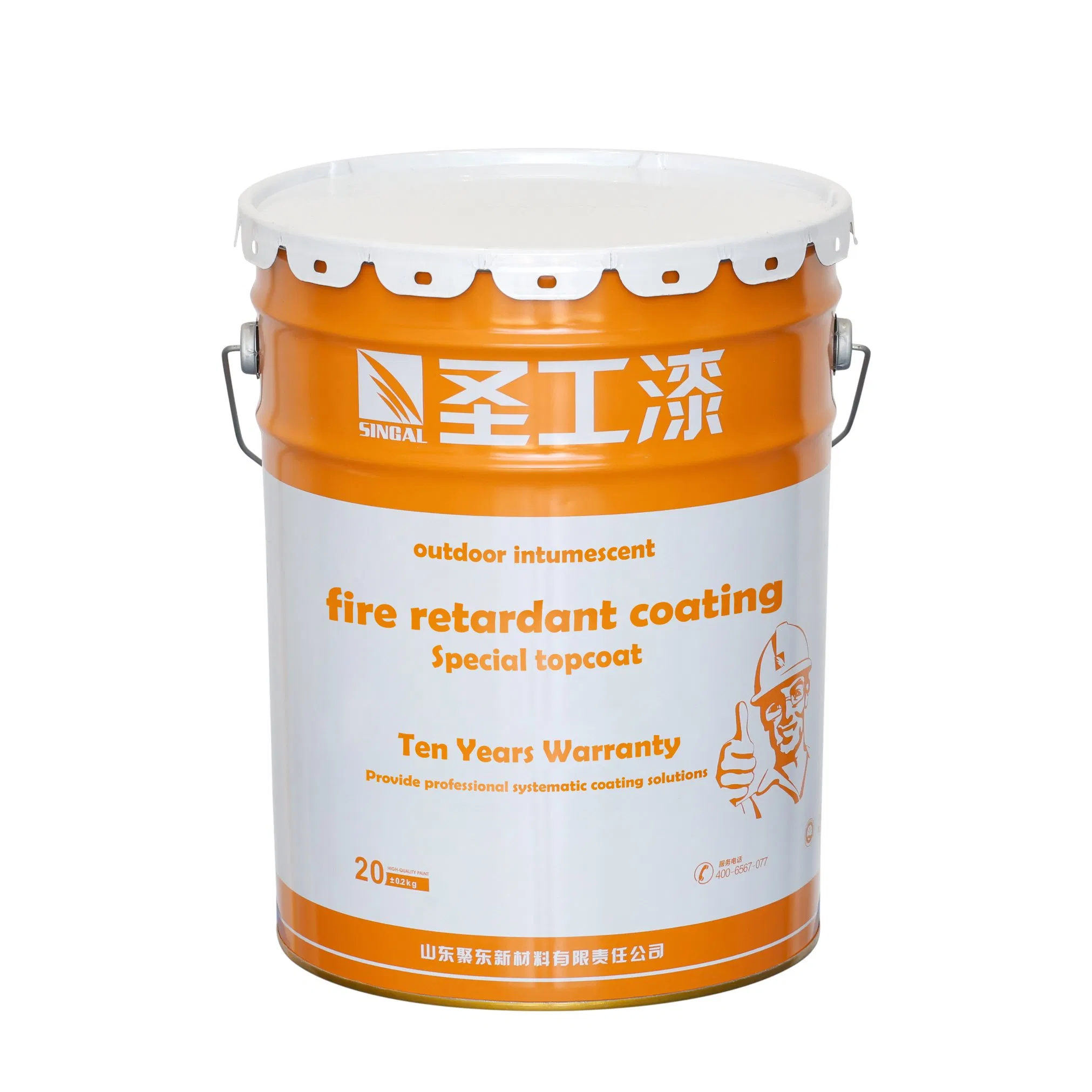Wp-1A Outdoor Intumenscent Fireproof Coating Special Topcoat