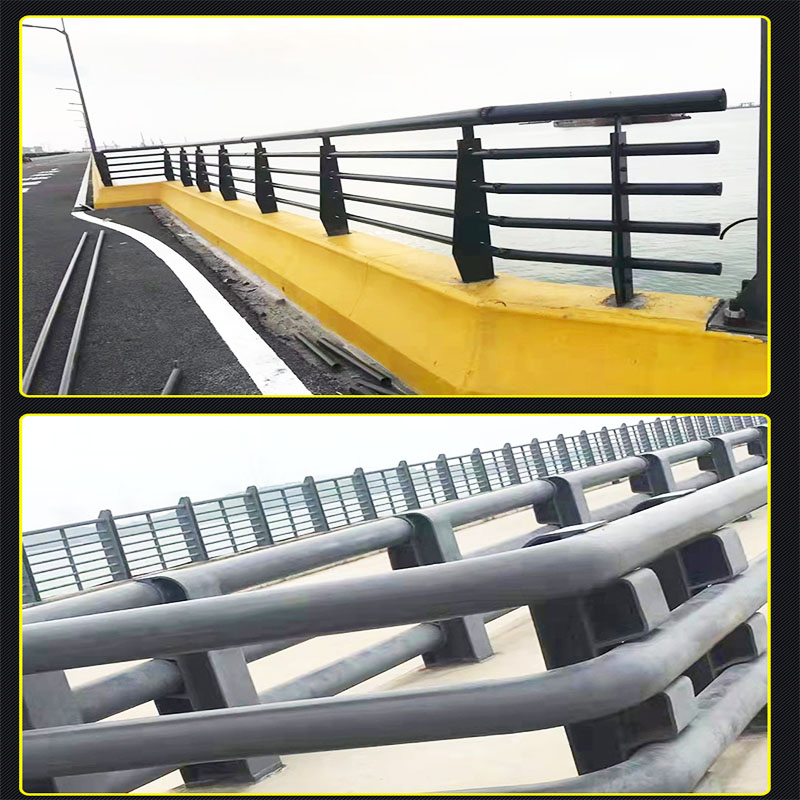 Highway Guardrail Roadway Steel Expressway Rack Guardrail Parking Roadside Bridge Road Fence