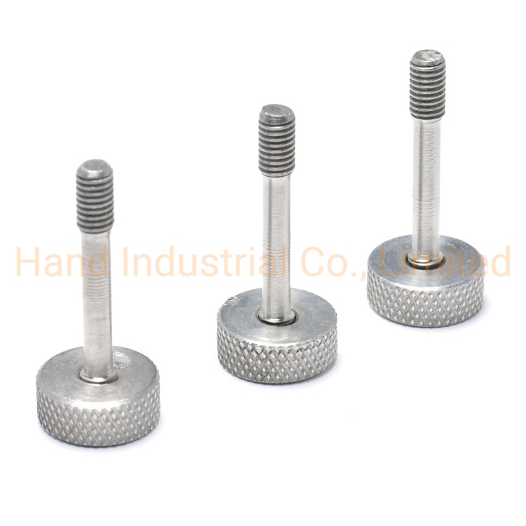 Винт M5 с ромбовидной накаткой из нержавеющей стали