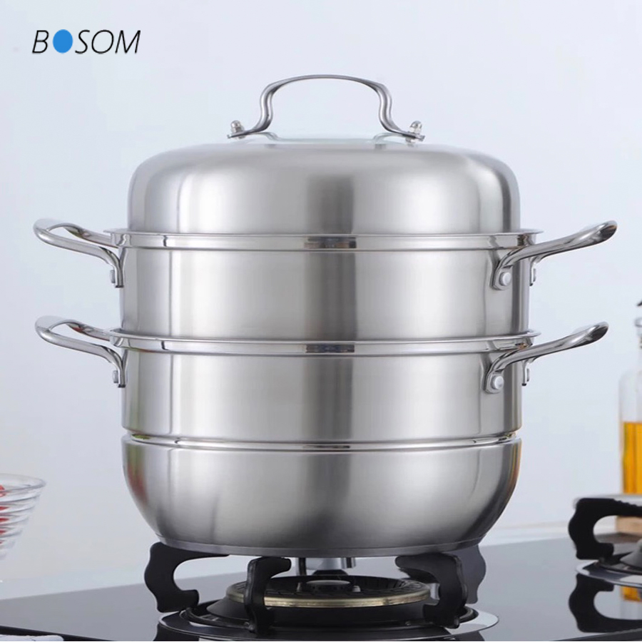 High Quality Stainless Steel Steamer Kitchenware Set Cooking Cookware Set