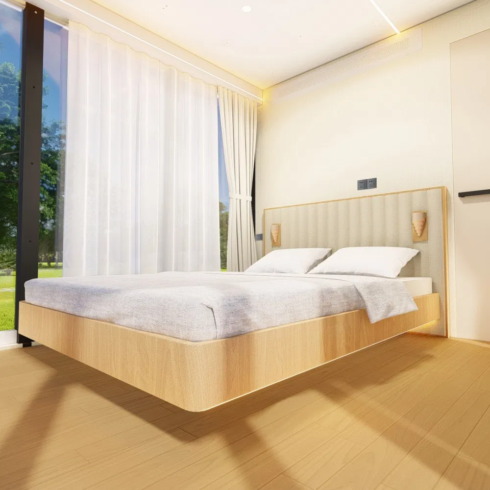 Minimalist Prefab Movable House for Vacation Rentals with Interior Decoration and Fresh Air Exchange