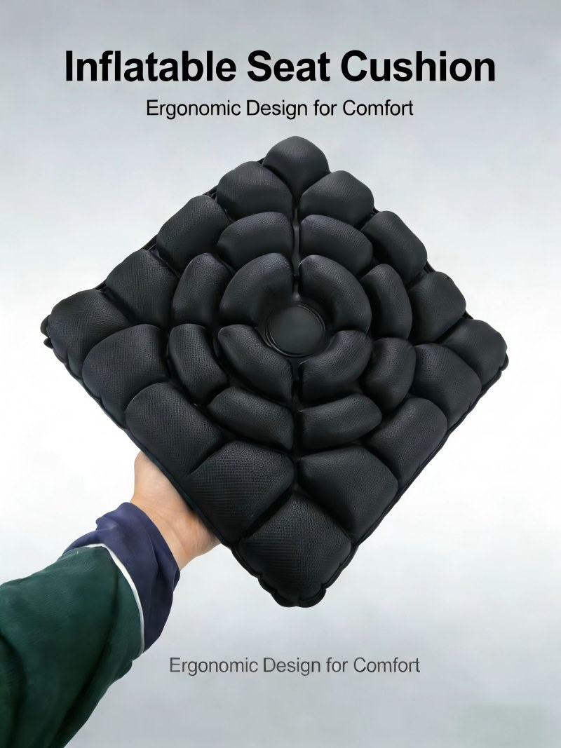 Inflatable Seat Cushion Chair Pad for Wheelchair Cars Seat Cushion Pressure Relief Cushion