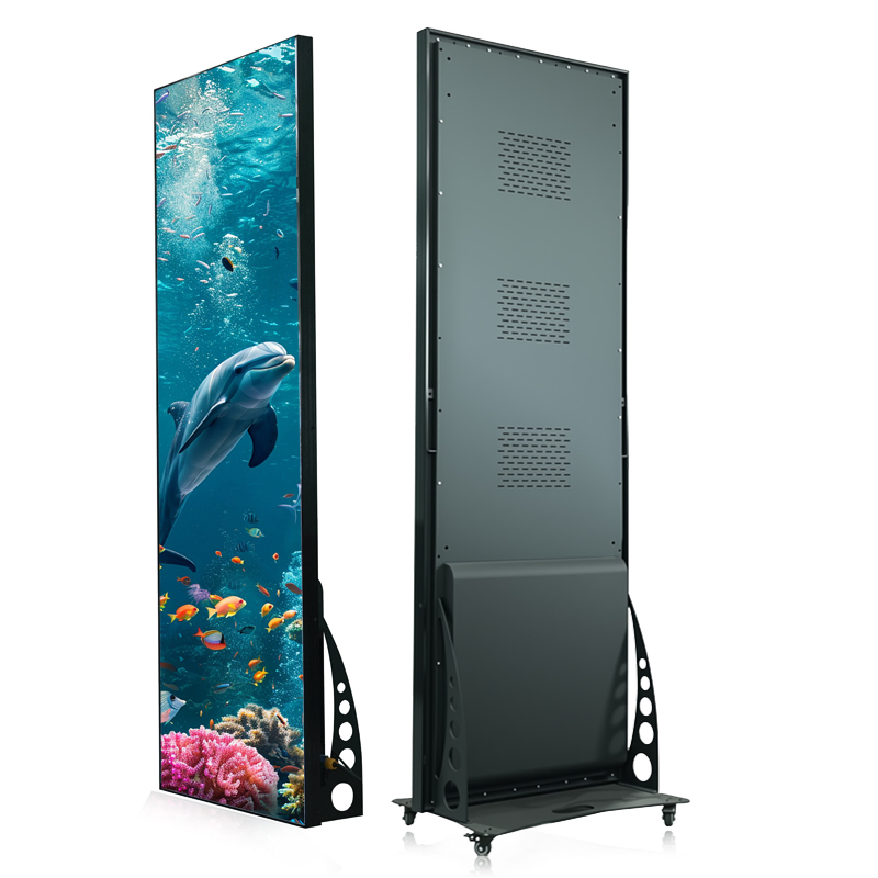 4G WiFi USB Movable Mirror Poster P2 Indoor LED Mirror Display