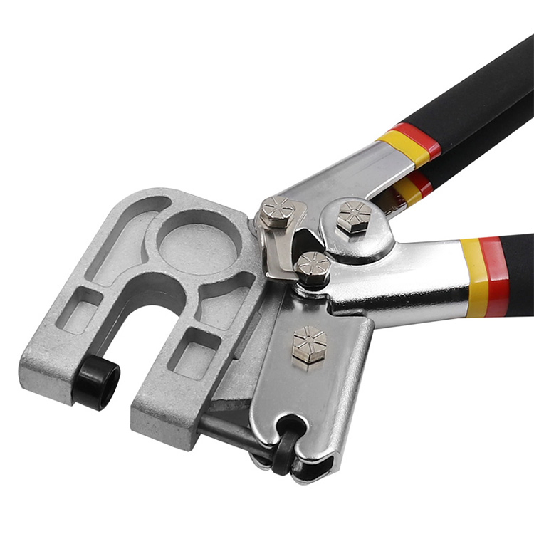 Stud Crimper Punch Lock Single Handle Stud Crimper Plaster Drywall Tool for Fastening Metal