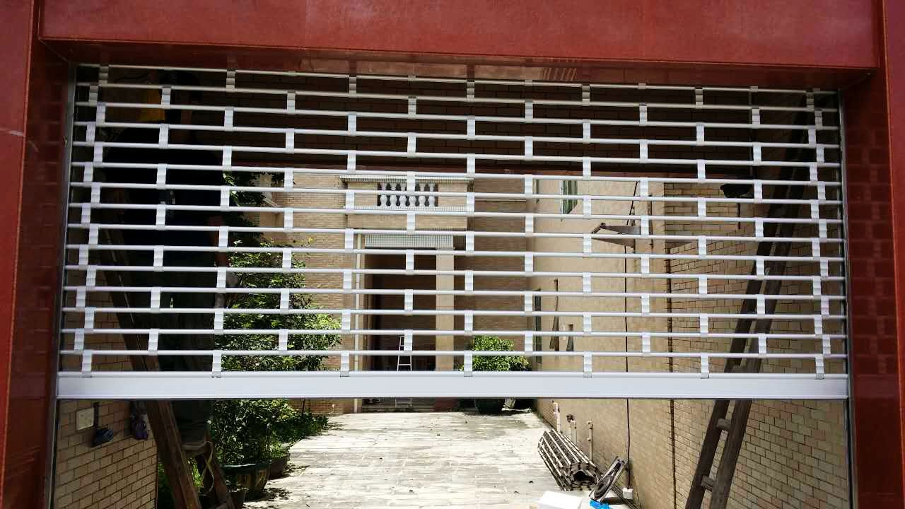 Commercial Visible Security Roller Shutter Door/Galvanized Roller Shutter Door