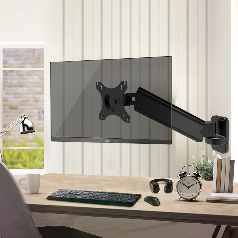 Настольный кронштейн с газлифтом для монитора 10-24 дюйма