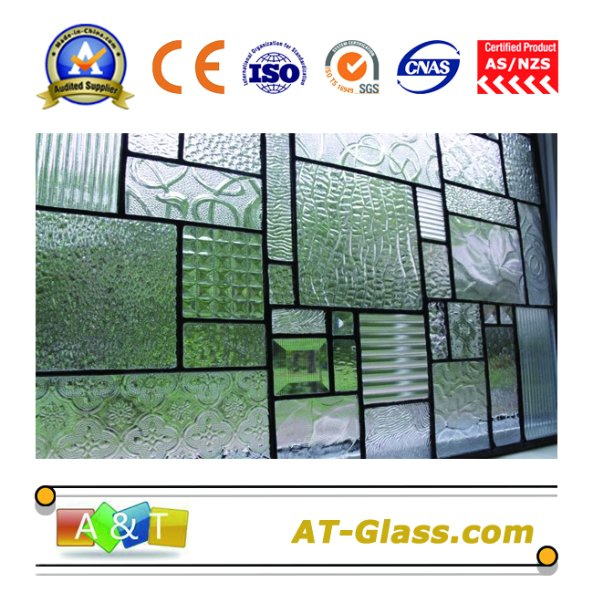 4mm Decorative Clear Patterned Glass Window Glass