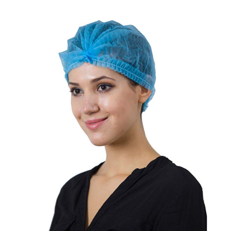Disposable Head Cover/ Hair Net Clip / Bouffant Cap for Doctor and Nurse
