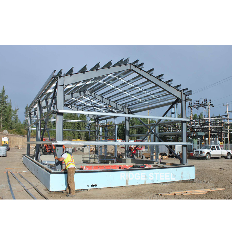 China African Project Build Prefabricated Steel Structure Building Shed Workshop