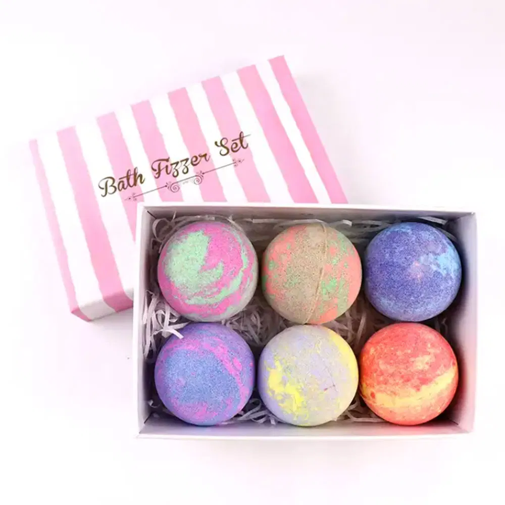 Wholesale Luxury Gift Set Handmade Natural Adult Bubble Vegan Kids Organic Bath Bombs