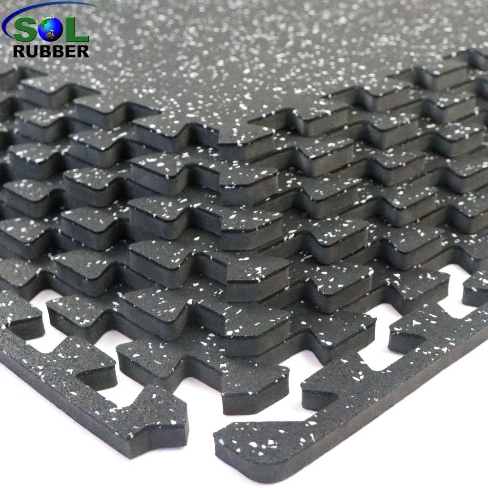 Home Fitness Protective Flooring Rubber Top EVA Foam Puzzle Gym Mat