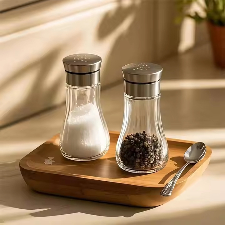 Wholesale 120ml 165ml Ceramic Pepper Spice Grinders Mill Seasoning Jar with Shaker