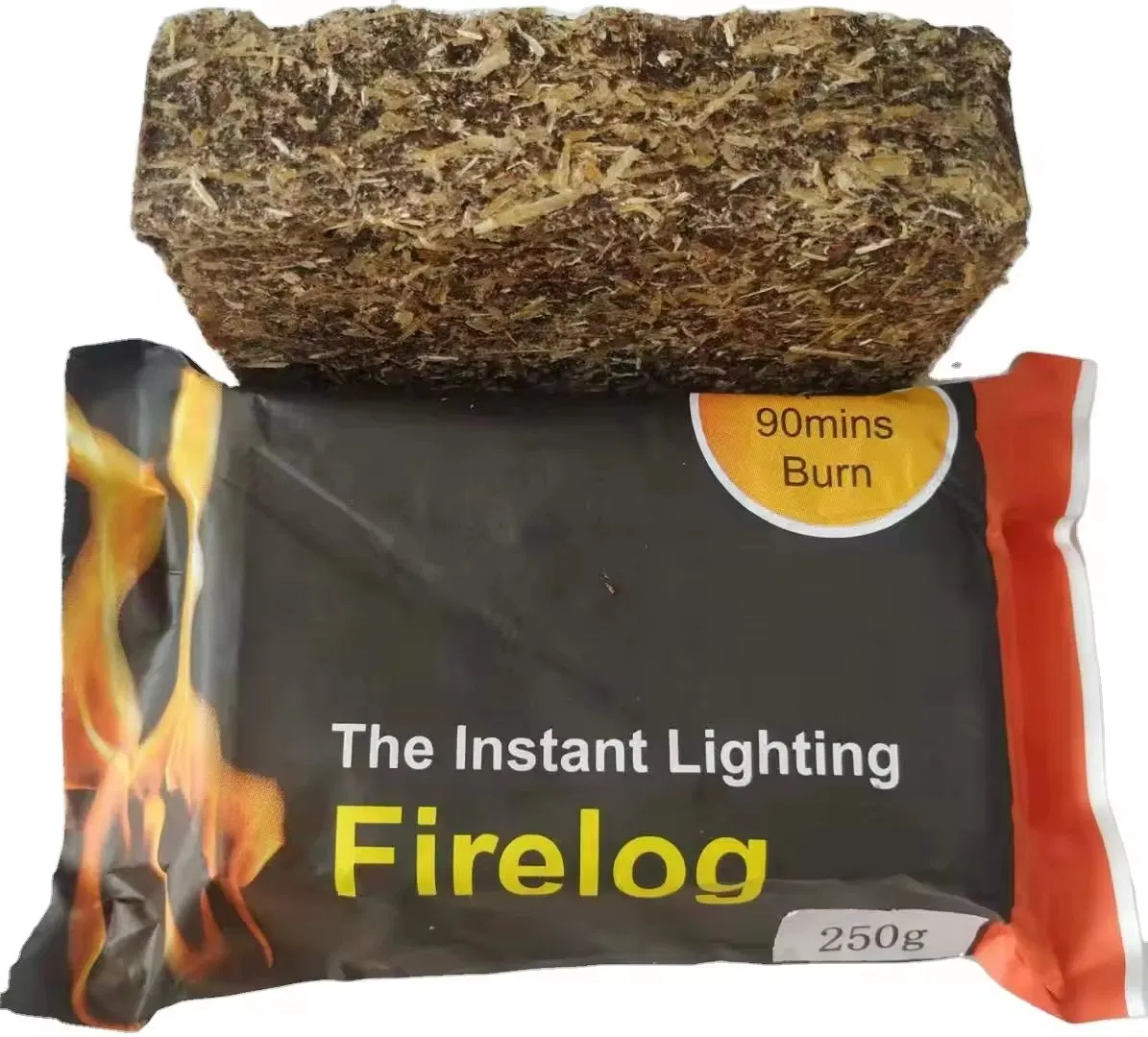Eco-Friendly Wood Sawdust Wax Fire Starter Logs for BBQ