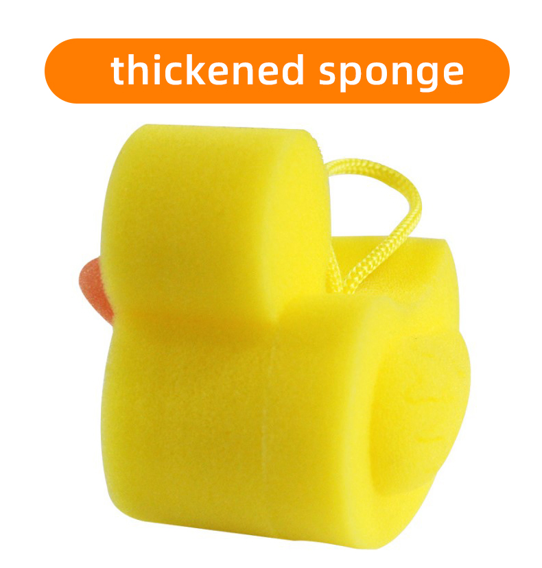 Cute Kids Duck Shape Bath Cleaning Magic Dish Wash Bath Beauty Make up Makeup Sponge