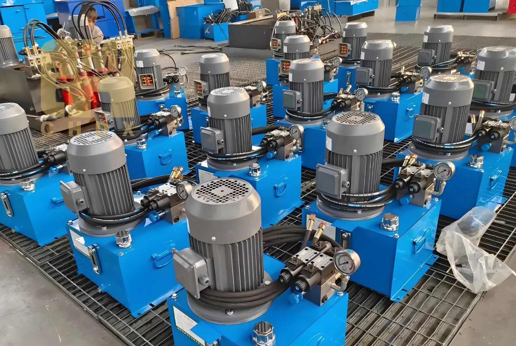 Гидравлическая станция с ручным управлением, под заказ