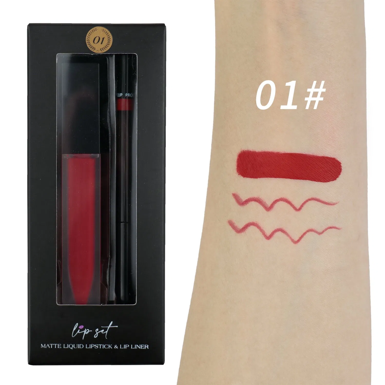 Big Lips Waterproof Lip Plumper Gloss Matte Liner Liquid Lipstick Gift Set