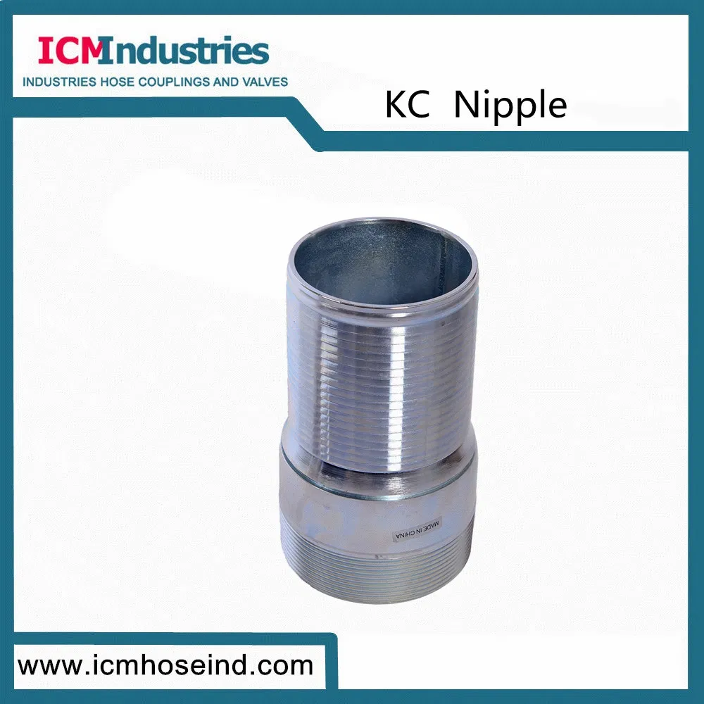 Galvanized Carbon Steel King Combination Nipple