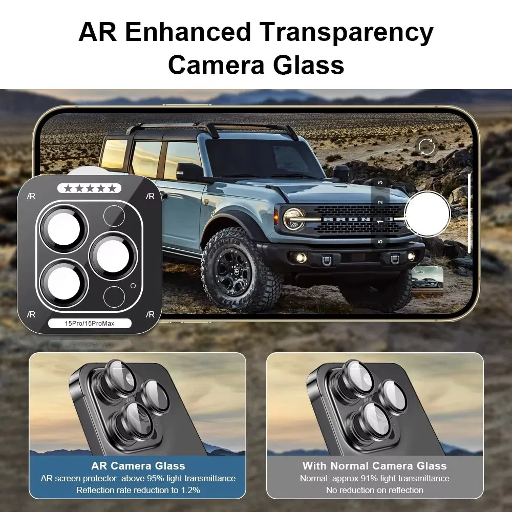 Защитное стекло на камеру iPhone 16/15/14/13/12