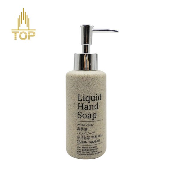 Eco-Friendly Soap Body Lotion with Pump Refillable Liquid Bottle Dispenser