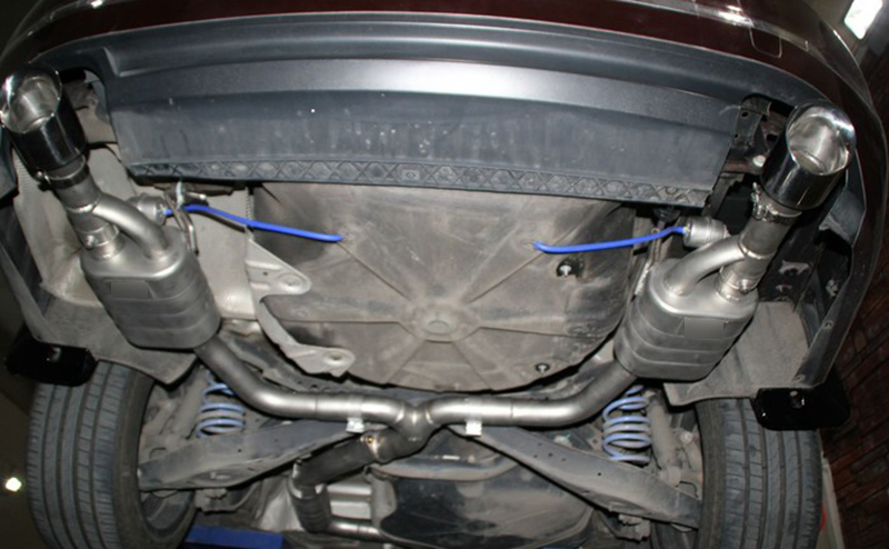 Универсальный пневматический глушитель выхлопа