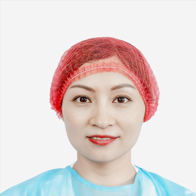 Non Medical Disposable Bouffant Clip Mob Cap with Protection From The Dust