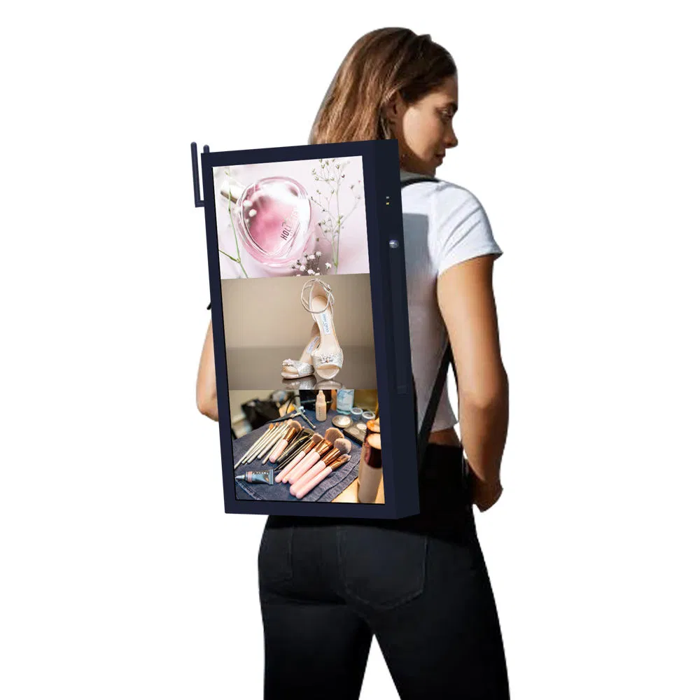 Factory Wholesale 22 Inch Mobile Billboard with Auto Brightness Sensor