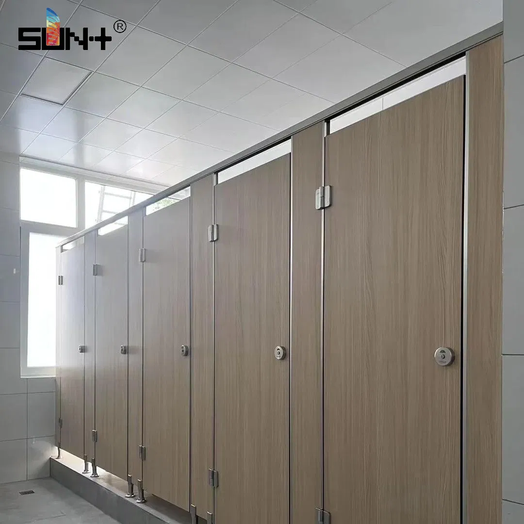 18mm Compact Board Water Proof Public Commercial Toilet Partition