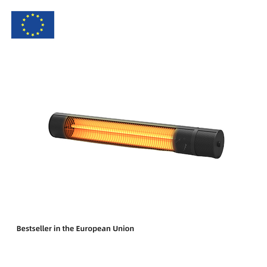 CE GS RoHS Certified Outdoor Infrared Heater 2000W Halogen Golden Tube