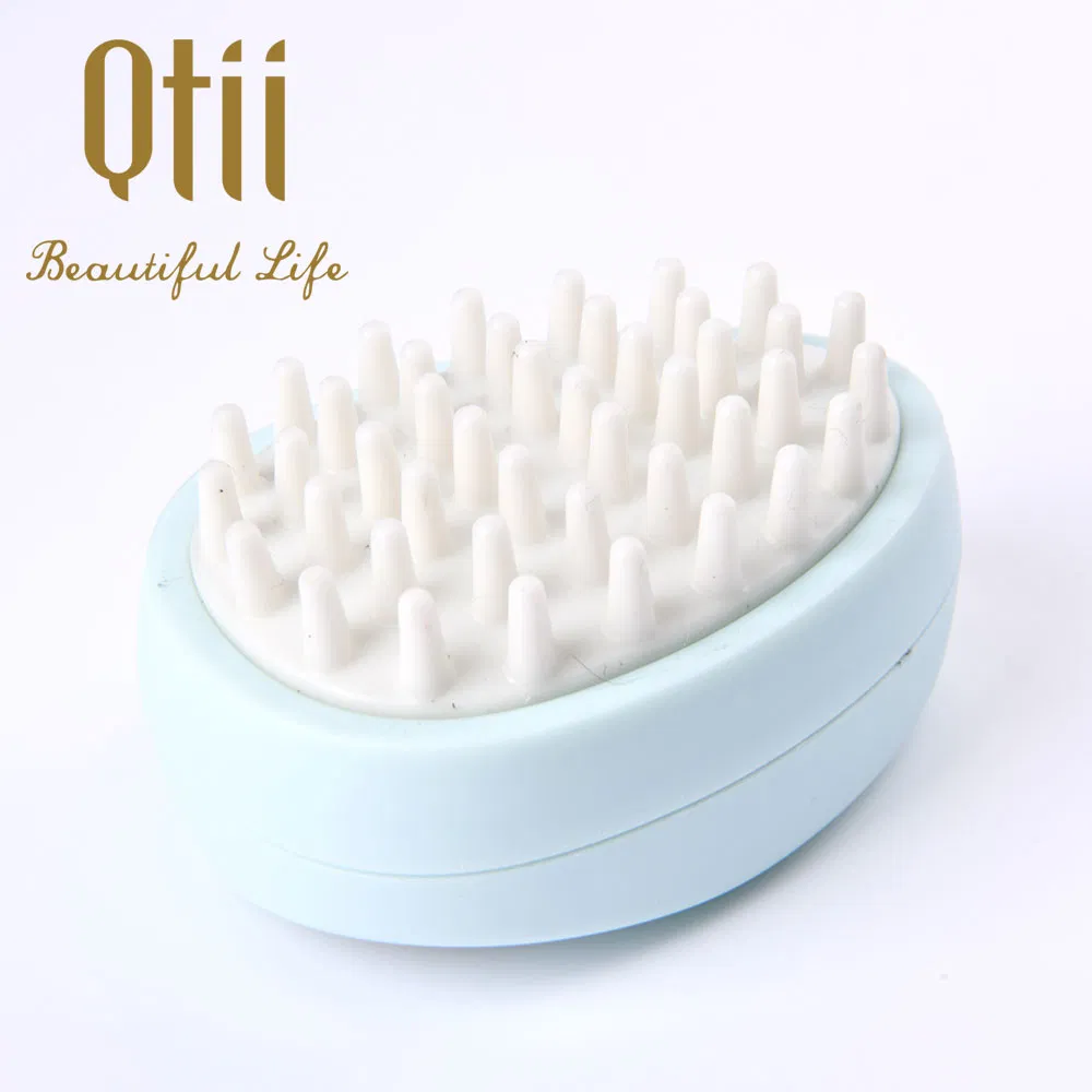 Массажная щетка для волос и кожи головы в форме листа