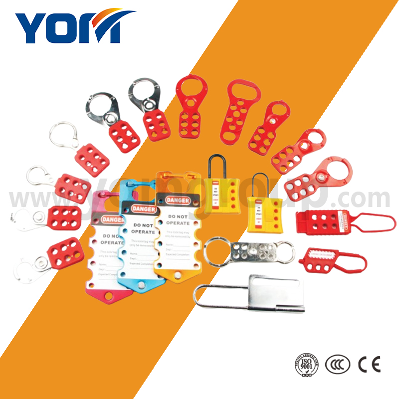 Lockout Hasp Series Nylon and Steel 25mm/38mm Diameter Hook for 6 Padlocks