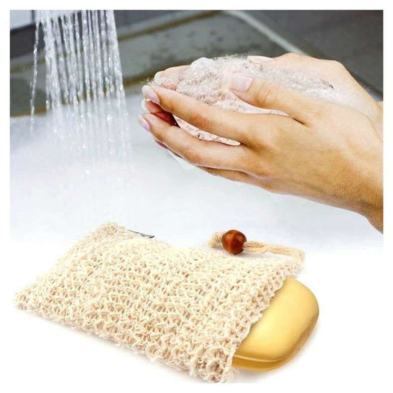 Sisal Mesh Soap Bag Eco Friendly