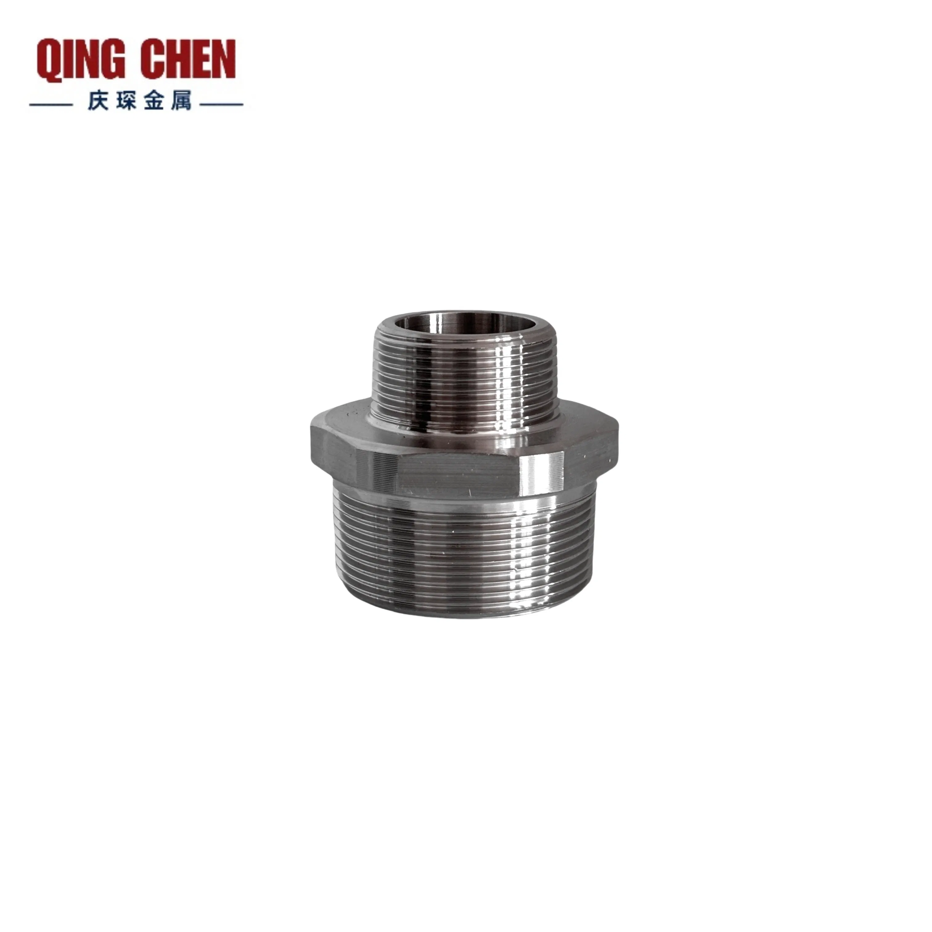 Premium Stainless Steel Hex Nipple Connector for Precision Use