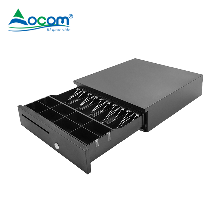 Ecd-420X, Ocom Durable Secc/SPCC Metal Cash Drawer, 5 Bill 8 Coin