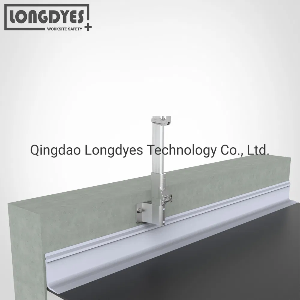 Side Flush Mounts Wall Fixed Guardrail with Foldable Upright