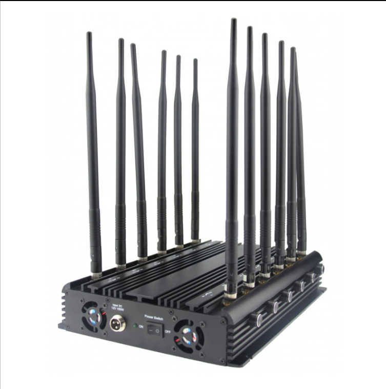 Мощный глушитель сигналов 5G/4G/WiFi/GPS, 12 диапазонов