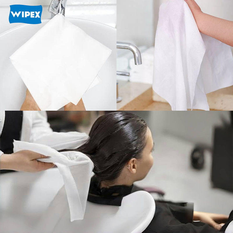 Lint Free Non-Woven Super Absorbent Disposable Hair Towel for Beauty Salon