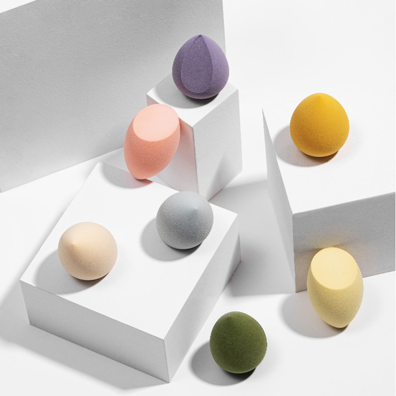 Egg Shaped Beauty Makeup Sponge Blender Set, Soft Multi-Purpose Cosmetic Applicator Puff for Effortless Blending Contouring