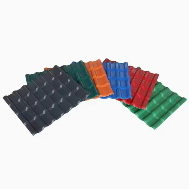 UPVC ASA PVC Plastic Spanish Roofing Sheet Shingle Teja De Techo Roof Tile for Villas/House/Pavilion