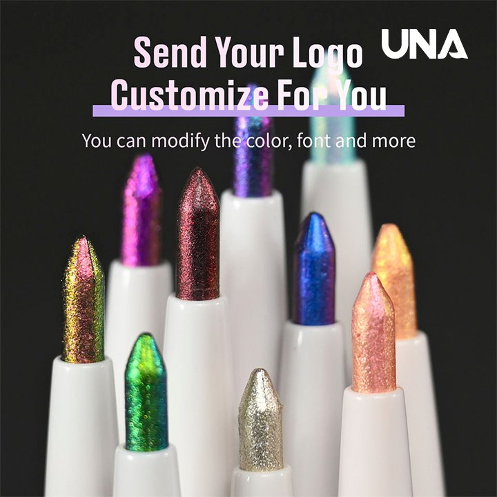 Wholesale Multichrome Eyeliner Gel Pencil Smooth Chameleon Eye Liner Longstay Waterproof High Pigment Chrome Eye Makeup