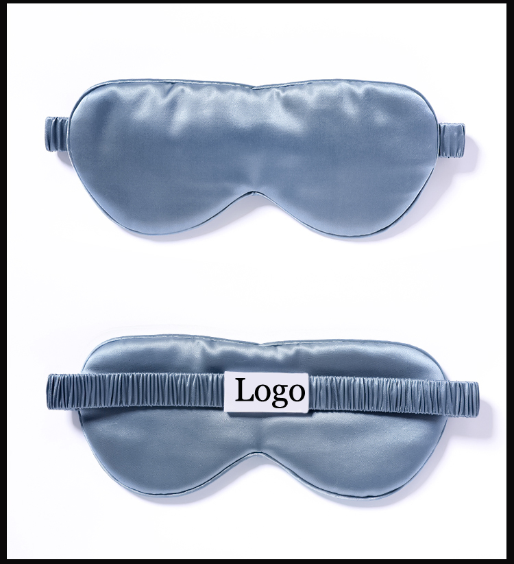 Factory Custom Classic Print Pure Silk Shading Ladies Eye Mask