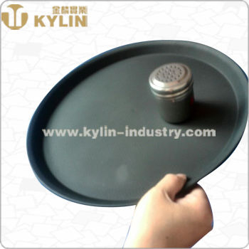 Wholesale Round Anti Slip Serving Plastic Tray for Bar Hotel Restaurant Use