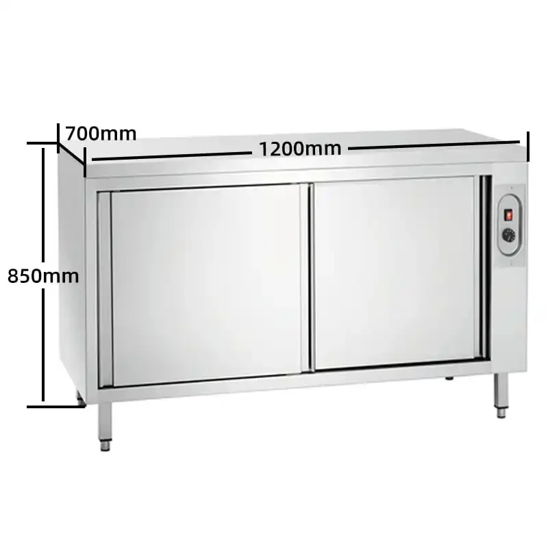 Practical Commercial Food Heating Insulation Display Cabinet Case