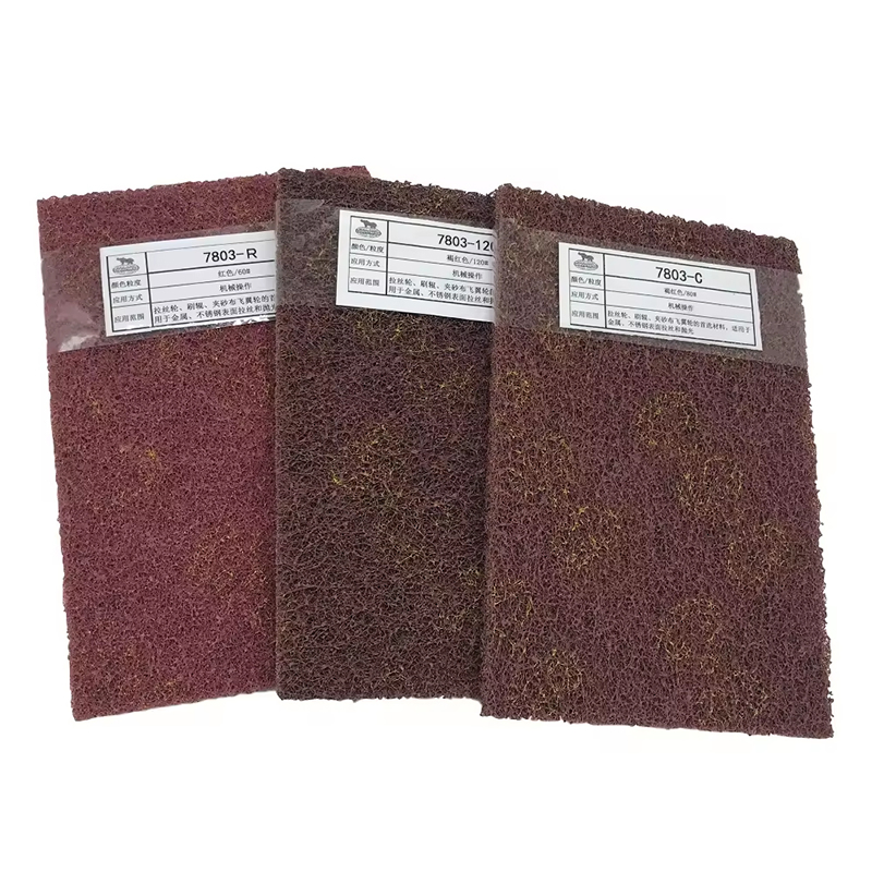 Hot Sell Non-Woven Abrasive Handpads 6''x9'' (152mmx229mm) Grinding Non-Woven Abrasive Scouring Pad for Polishing Wheel