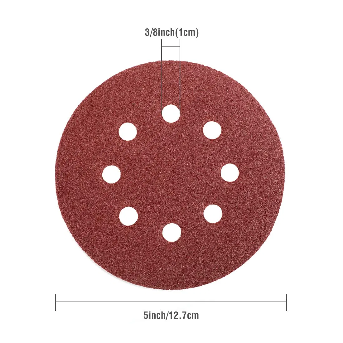 Sanding Discs 5 Inches 8 Hole Sandpaper for Random Orbital Sander