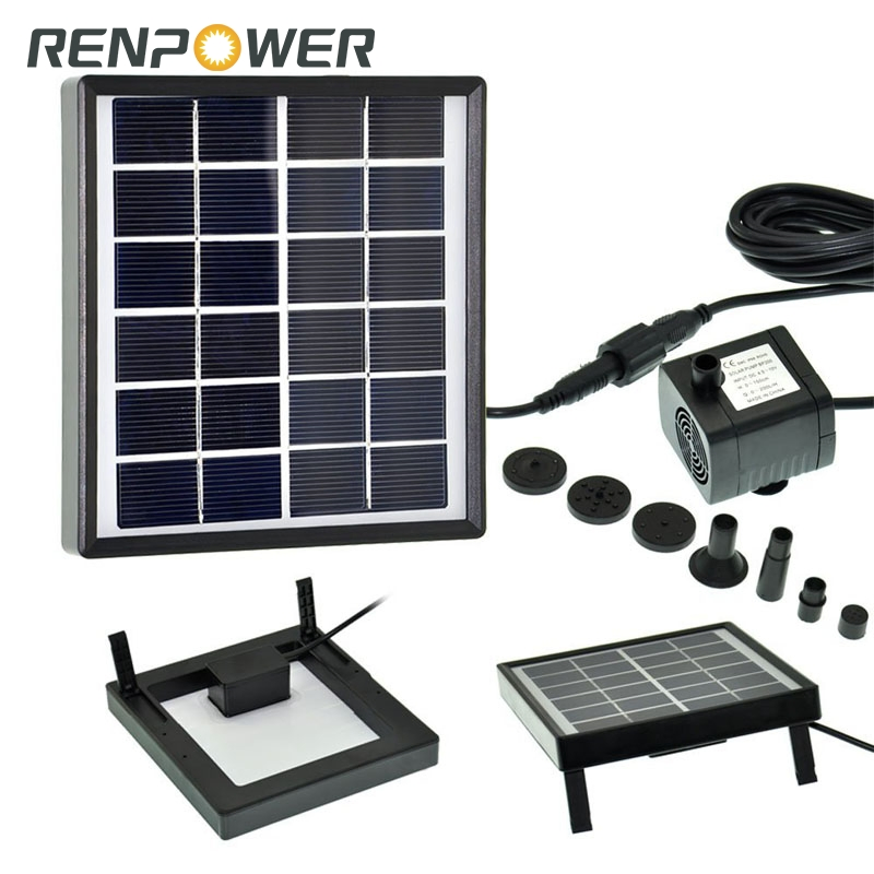 Solar Fountain Kit 1.5W Solar Water Pump for Garden Pond Pool