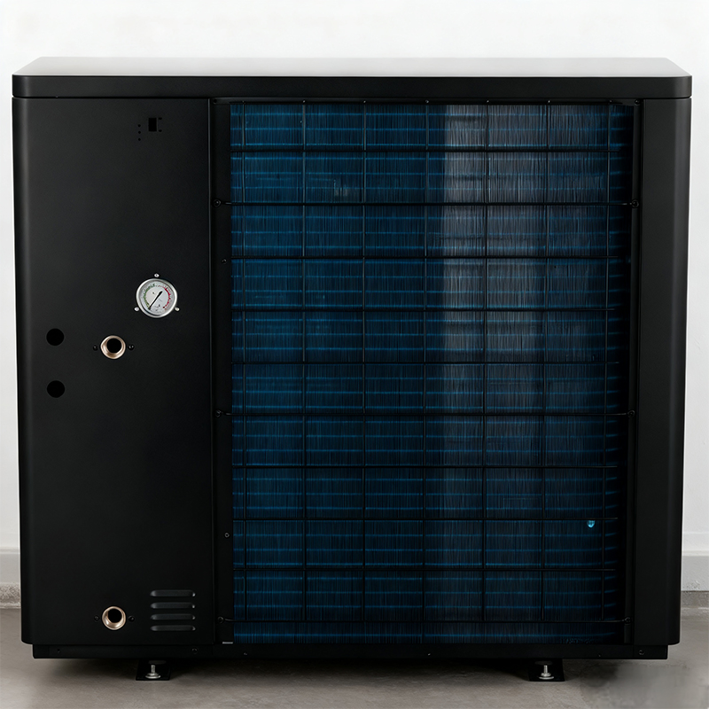 R290 Gas Full DC Inverter Air Source Heat Pump 75 Degree Water